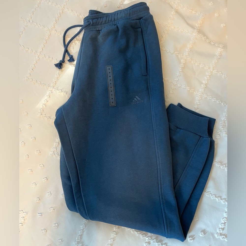 Navy Blue Adidas Sweat Pants